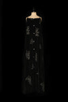 MUTEDANCE velvet embroidered suspender skirt MD24SS31